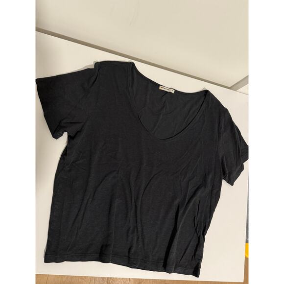 $58 Marine Layer Hemp Cotton Tee - Black - Medium - Picture 7 of 7